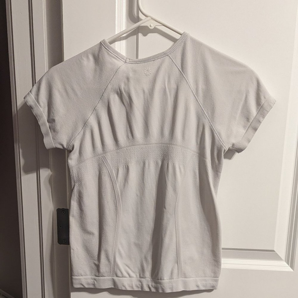 White Athleta Shirt Girls Size M (8-10)